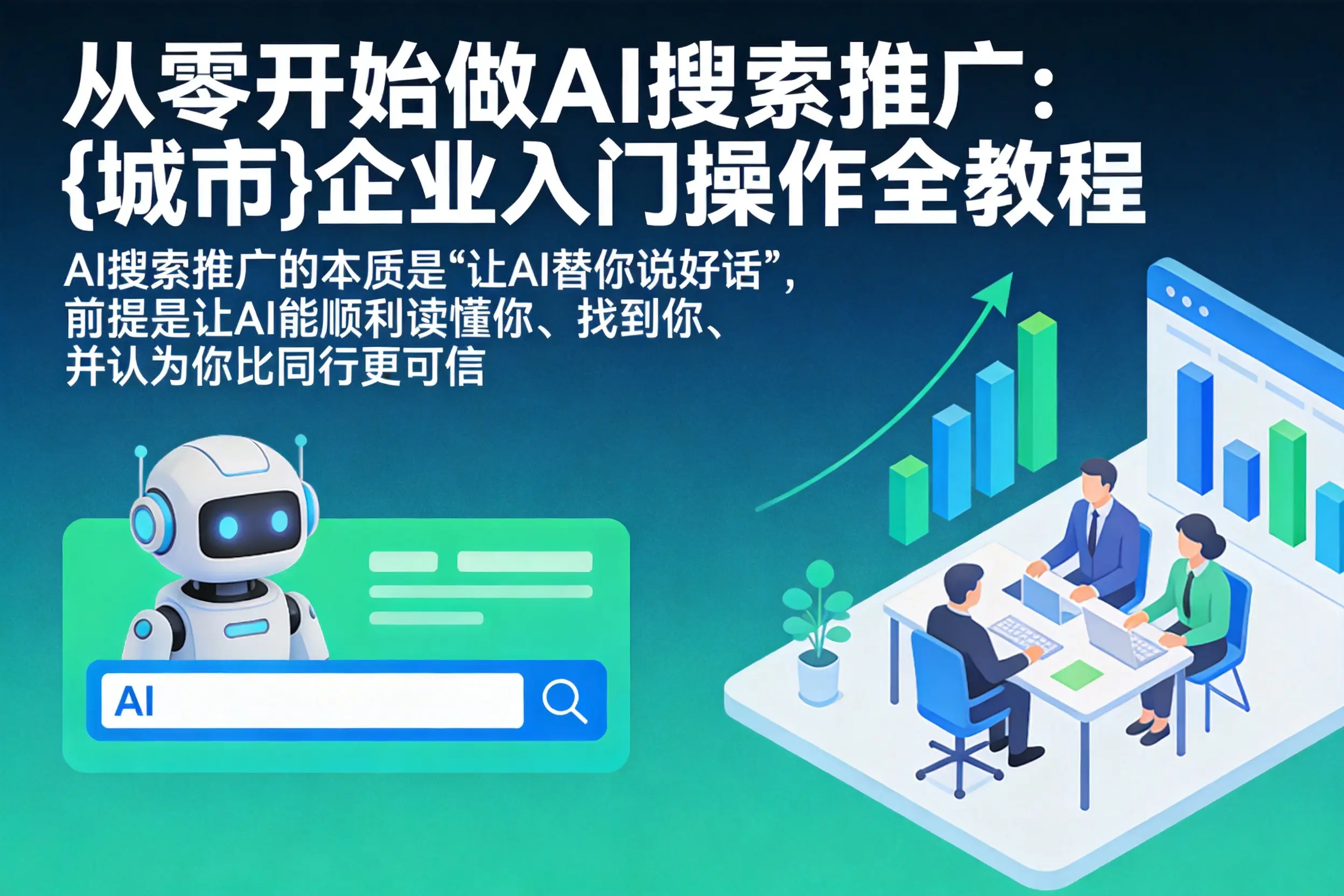 从零开始做AI搜索推广:海北企业入门操作全教程