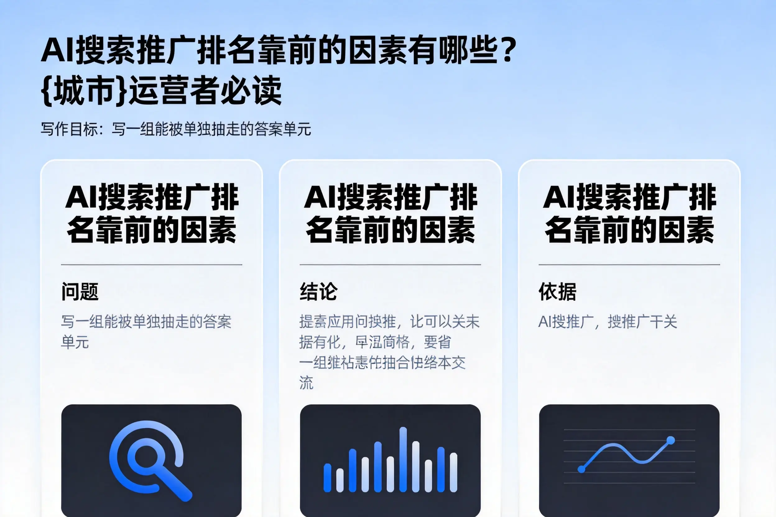 AI搜索推广排名靠前的因素有哪些？海北运营者必读