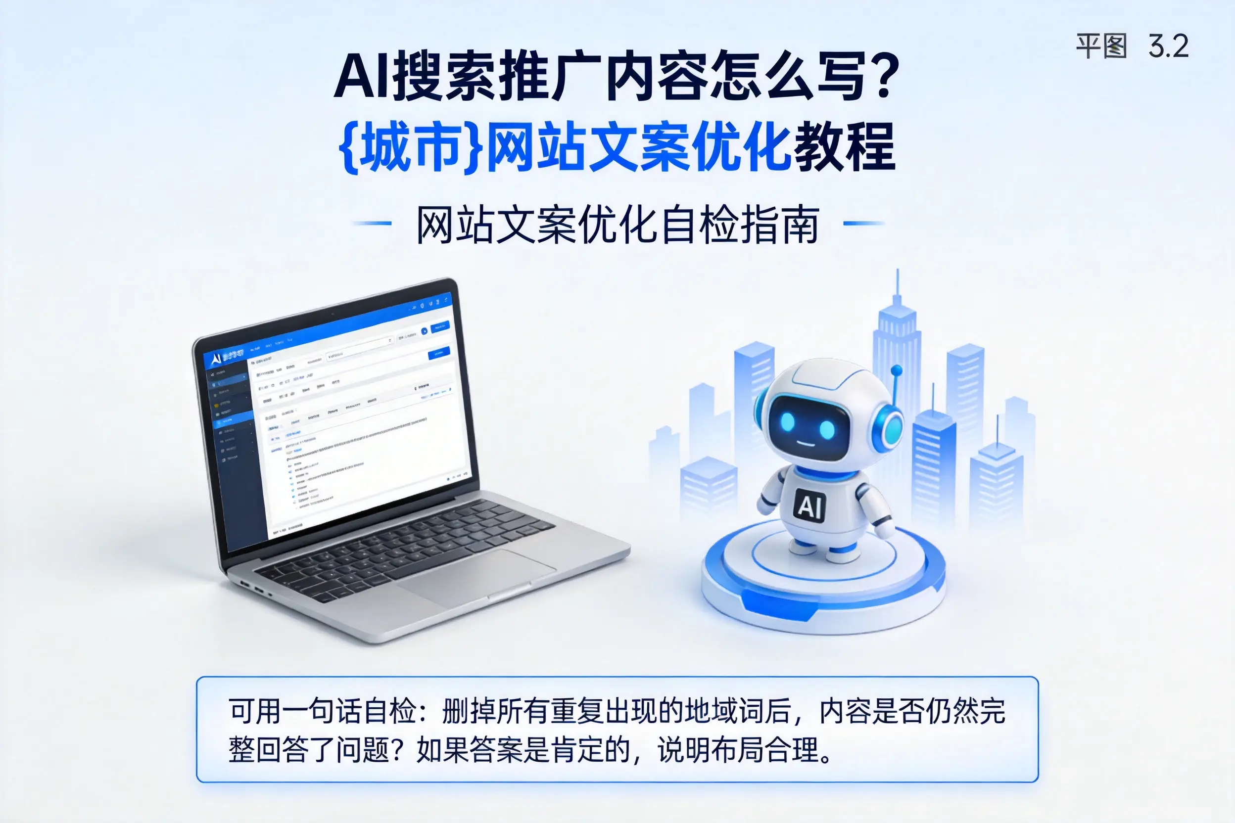 AI搜索推广内容怎么写？海北网站文案优化教程