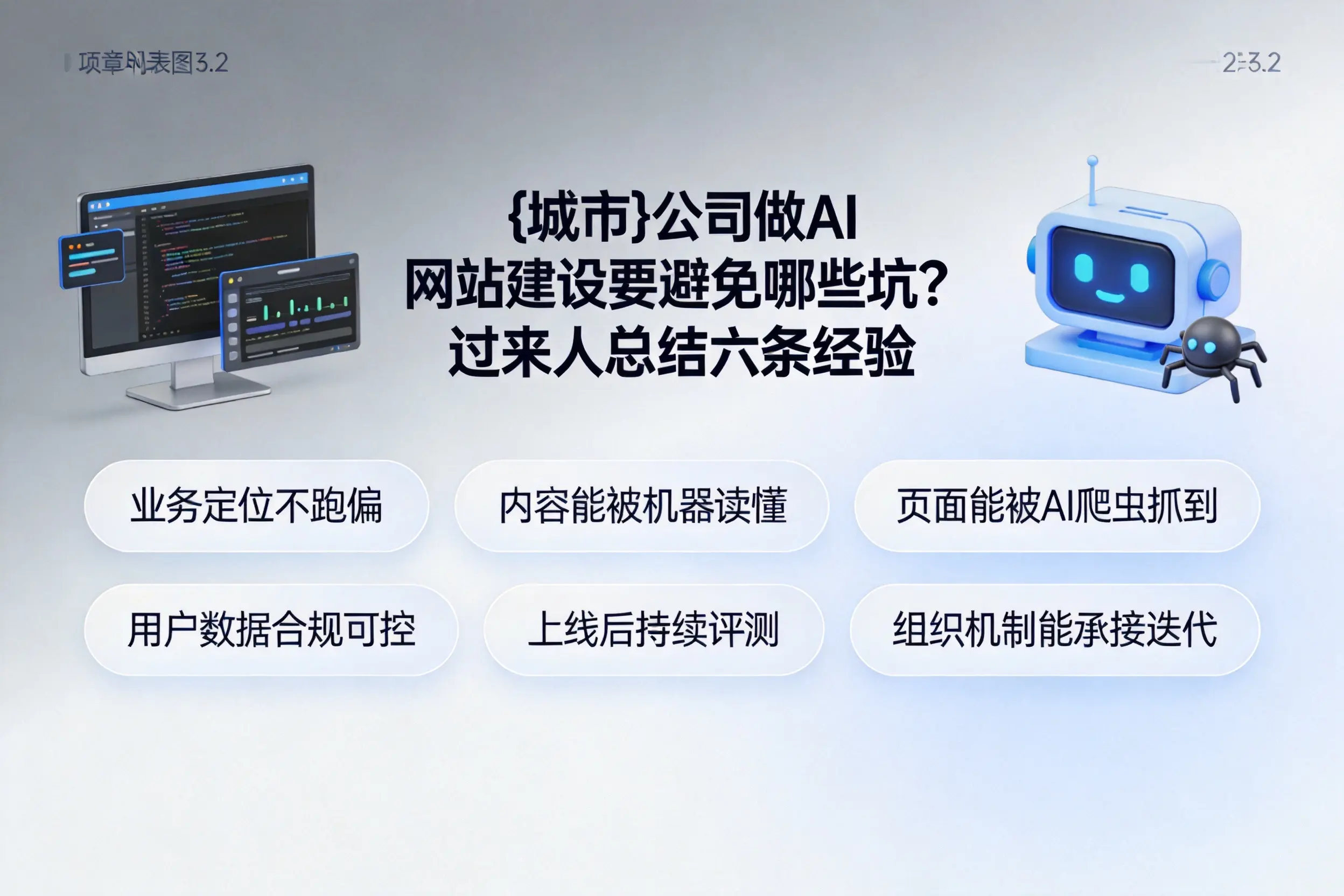 海北公司做AI网站建设要避免哪些坑？过来人总结六条经验