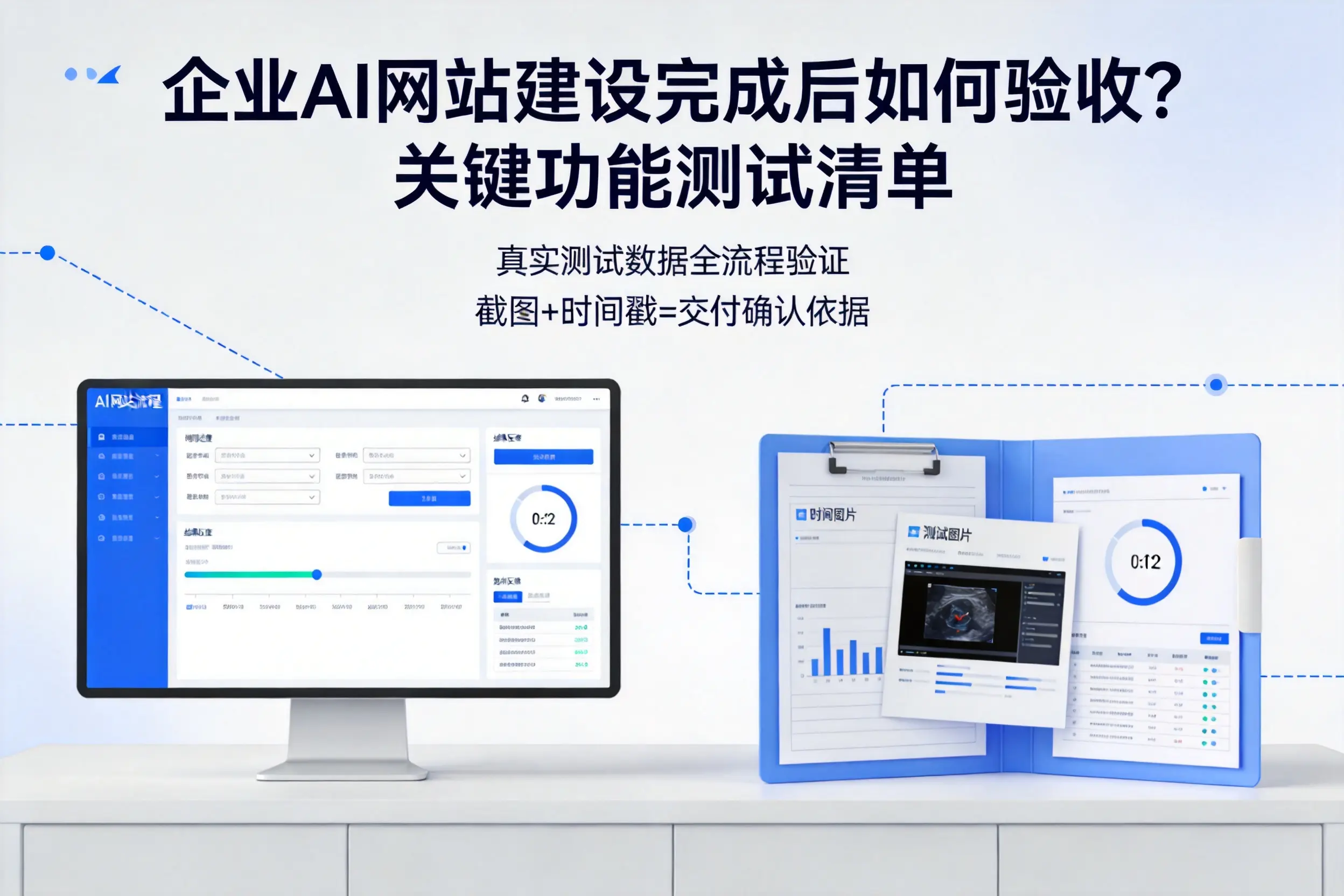 海北企业AI网站建设完成后如何验收?关键功能测试清单