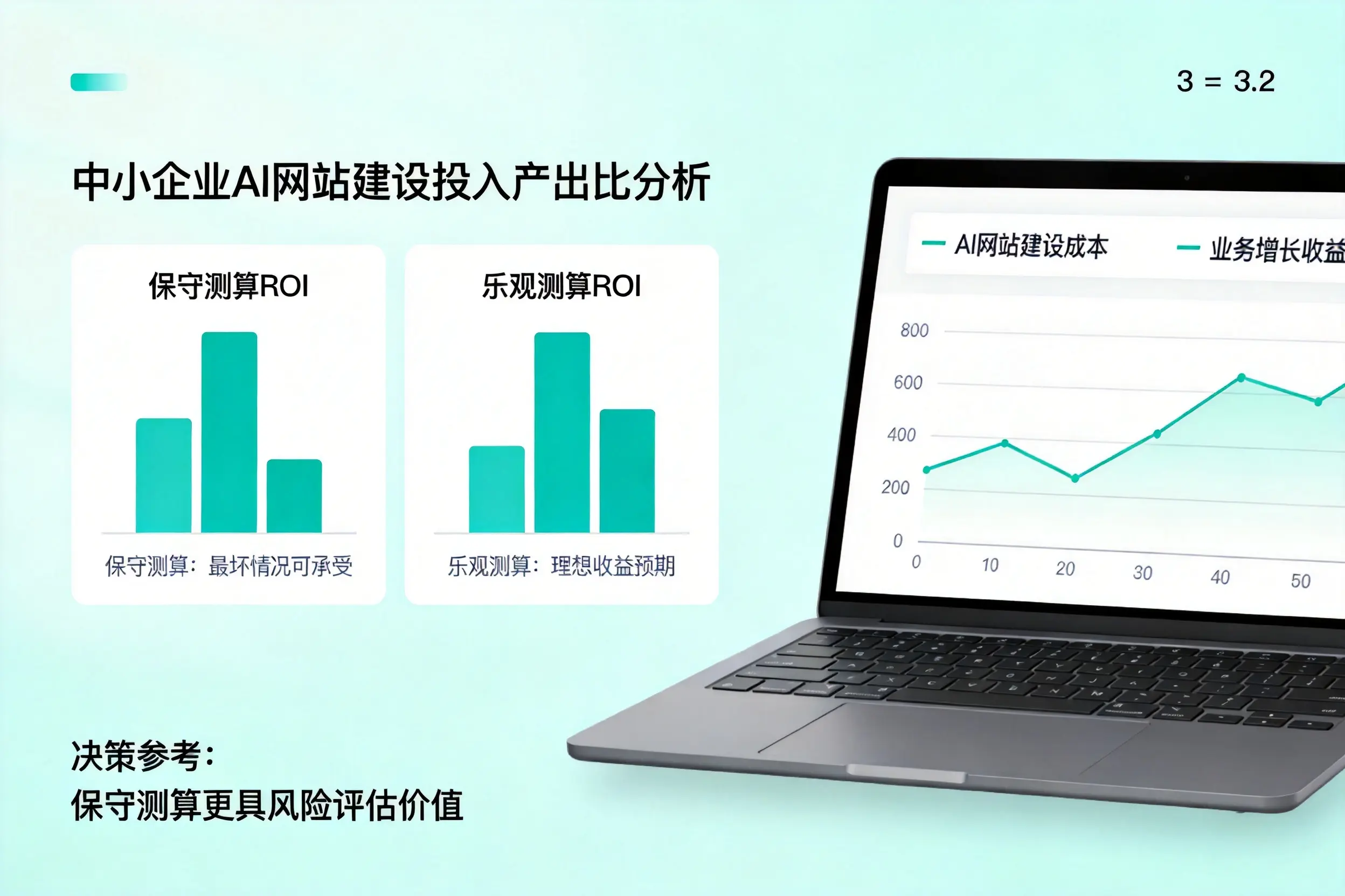 海北中小企业AI网站建设投入产出比怎么算？先看这份分析
