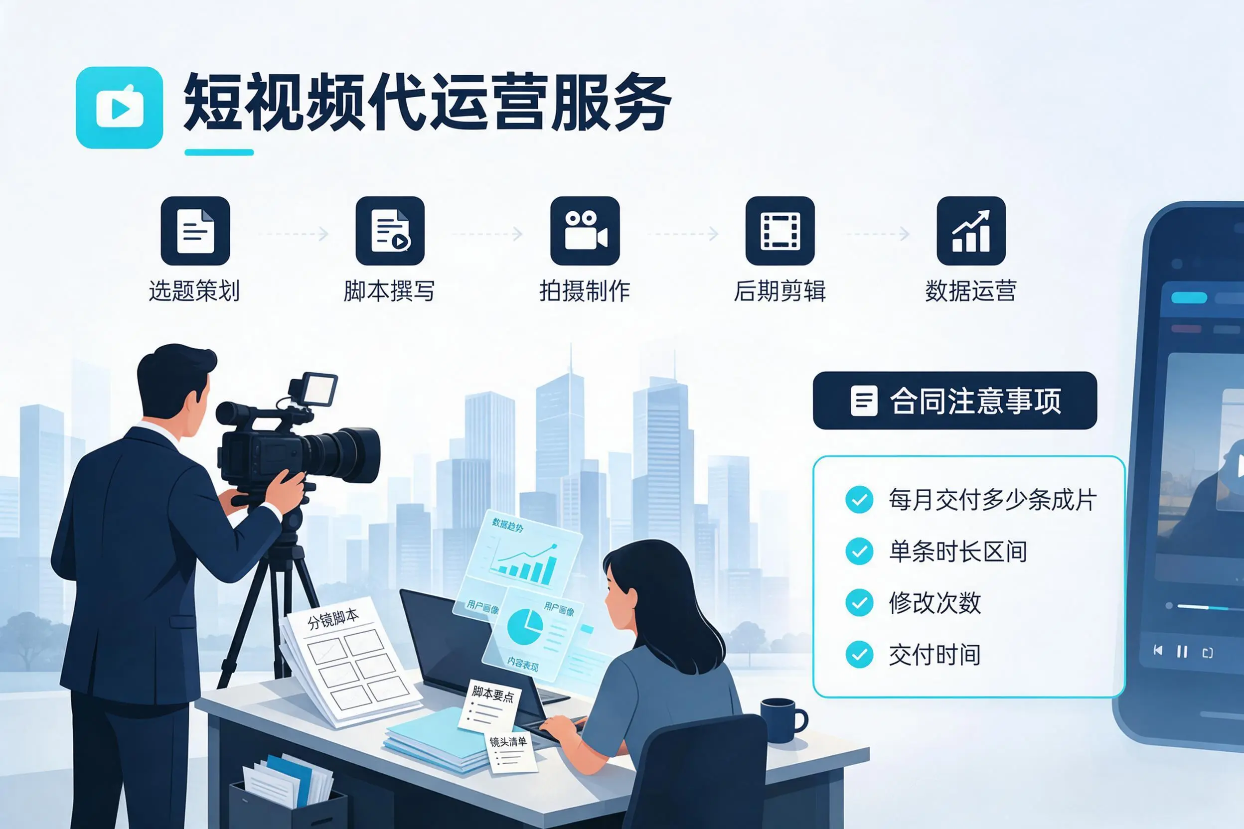 短视频代运营包含哪些服务？海北企业常见问题科普