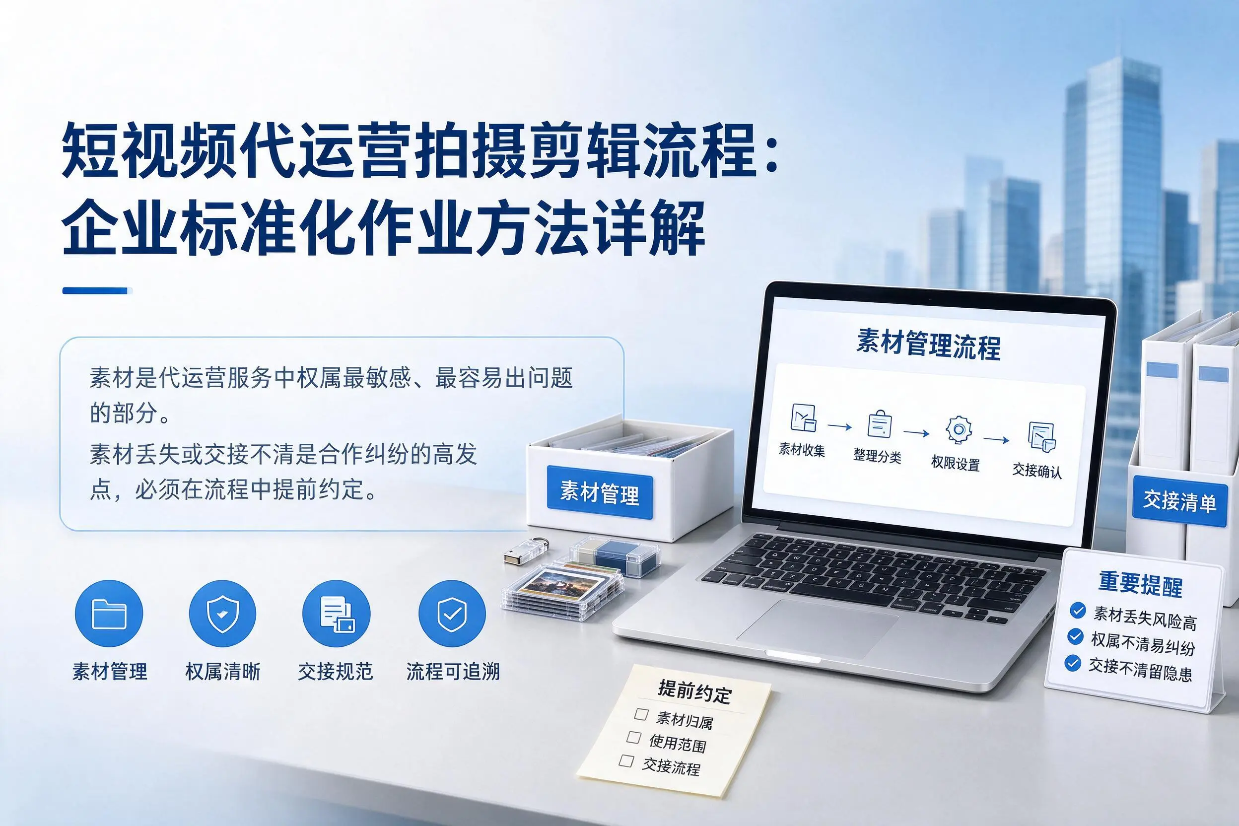 短视频代运营拍摄剪辑流程：海北企业标准化作业方法详解