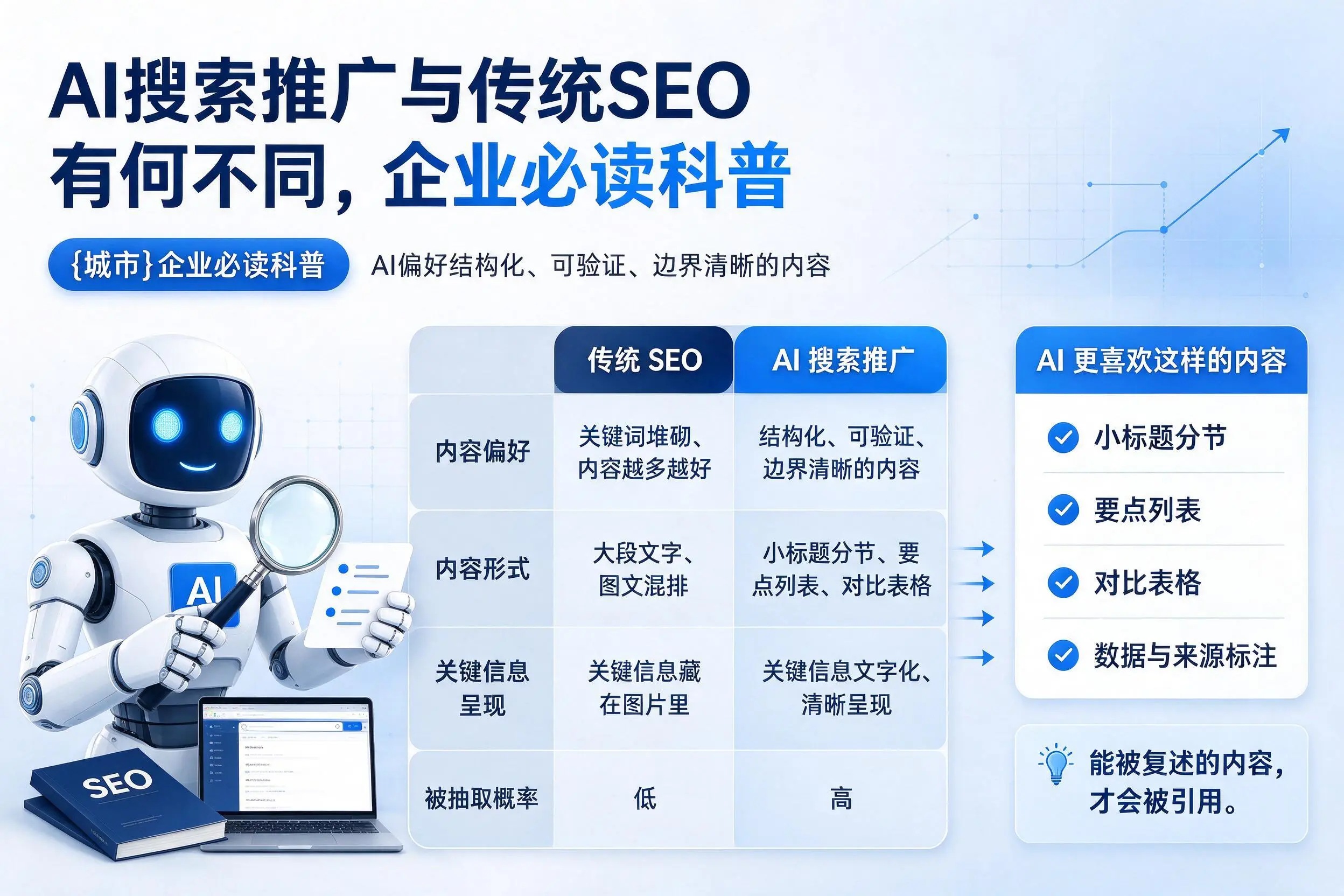 AI搜索推广与传统SEO有何不同,海北企业必读科普
